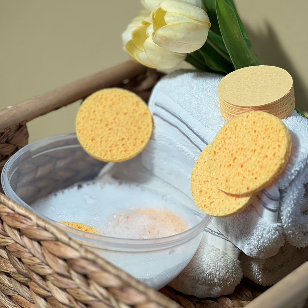 Facial Sponge 50-Count Cellulose Compressed Facial Sponges, iKnock Wasp - Picture 11 of 12
